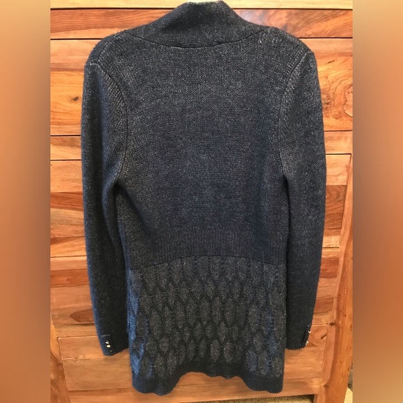 WHBM blue open front Cardigan - Picture 8 of 12